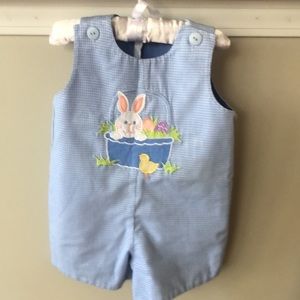 Boys Mulberry St. reversible romper. Size 24